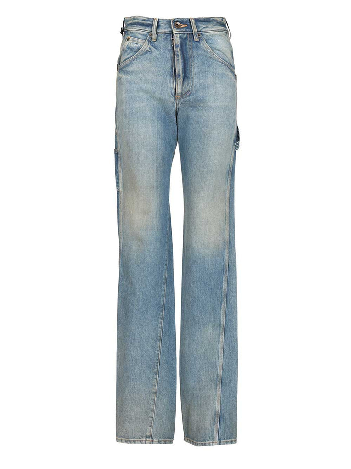 Maison Margiela Straight Leg Jeans - Blue | 50e4cba0a53fd8f1c48500867f7aad88a7bca52a