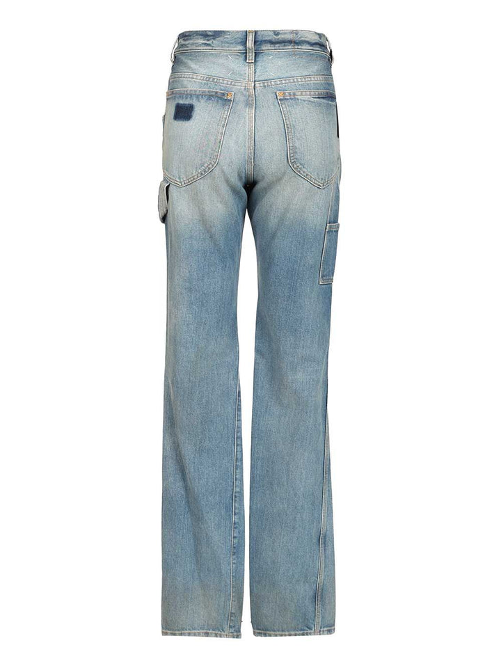 Maison Margiela Straight Leg Jeans - Blue | 0ca31367aee6457bade646058e81cc413ae1e899