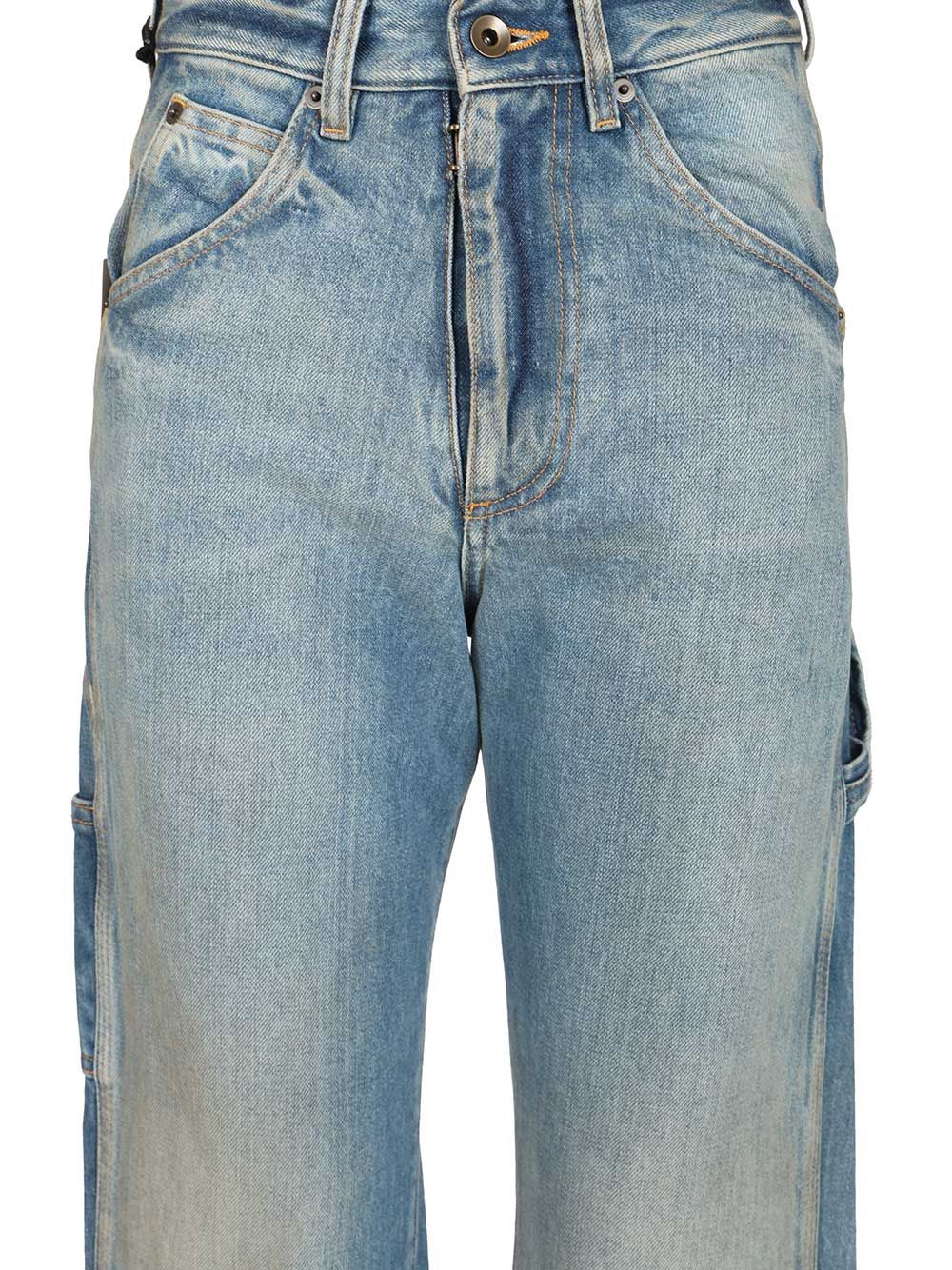 Maison Margiela Straight Leg Jeans - Blue | 8701322d60beb3b02e25f689fdd624cea82ff9c6