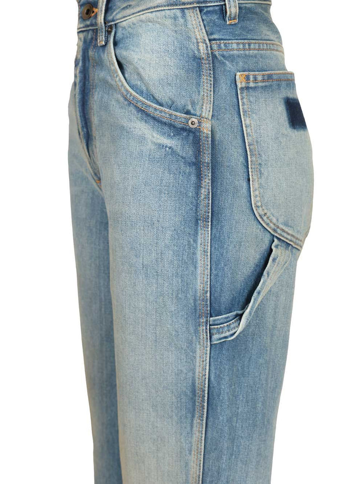 Maison Margiela Straight Leg Jeans - Blue | 62c701a1eebe80f2c563317b1d65911be2bc8d4c