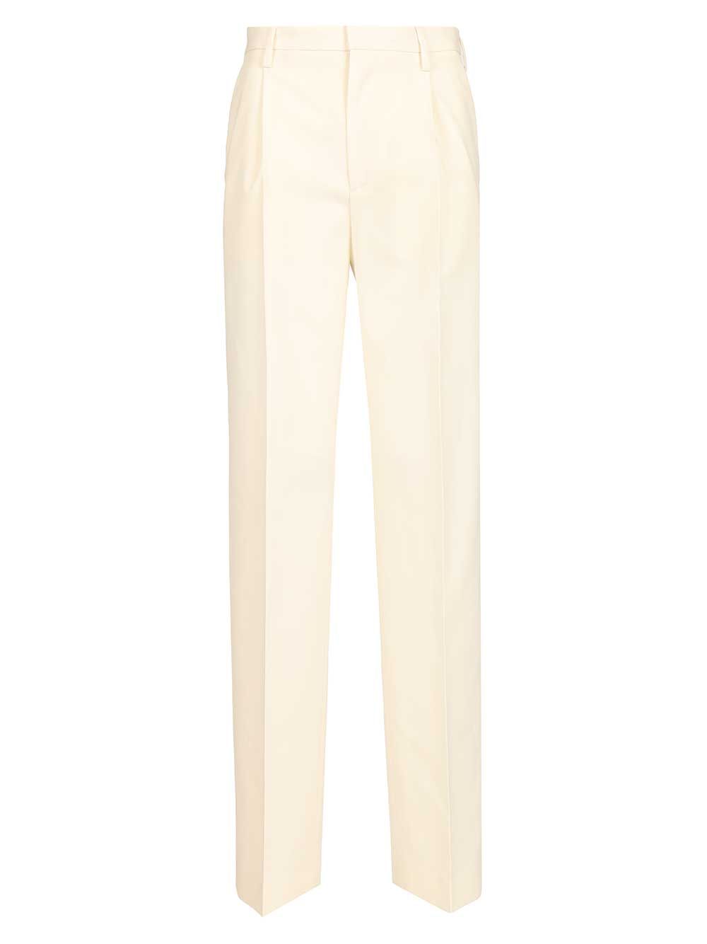 Mm6 Maison Margiela Tapered Leg Trousers - Beige | 07ed26e98793b0e9fe1c430e334fe42241950fcd
