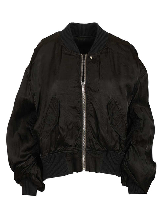 Secchia Flight Bomber Jacket Jackets Black