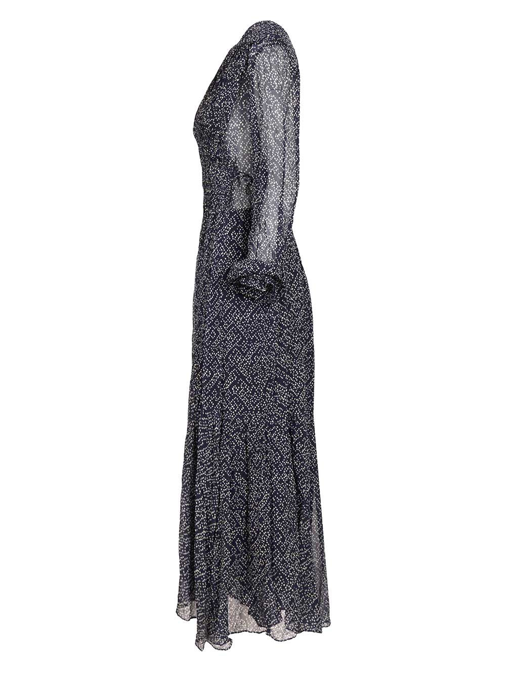 Marant Etoile Briane Long Dress Dresses - Blue | fc7a9ffce20a1122cc0f2aea558b9cba3c105941