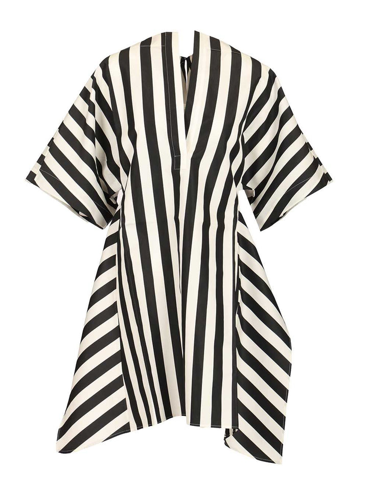Jacquemus Unique In Cotton And Silk With Moisson Stripes Dresses - Multicolor | fd4f024f35cf9956f5c6e8aac5d4c5eabc652f8f