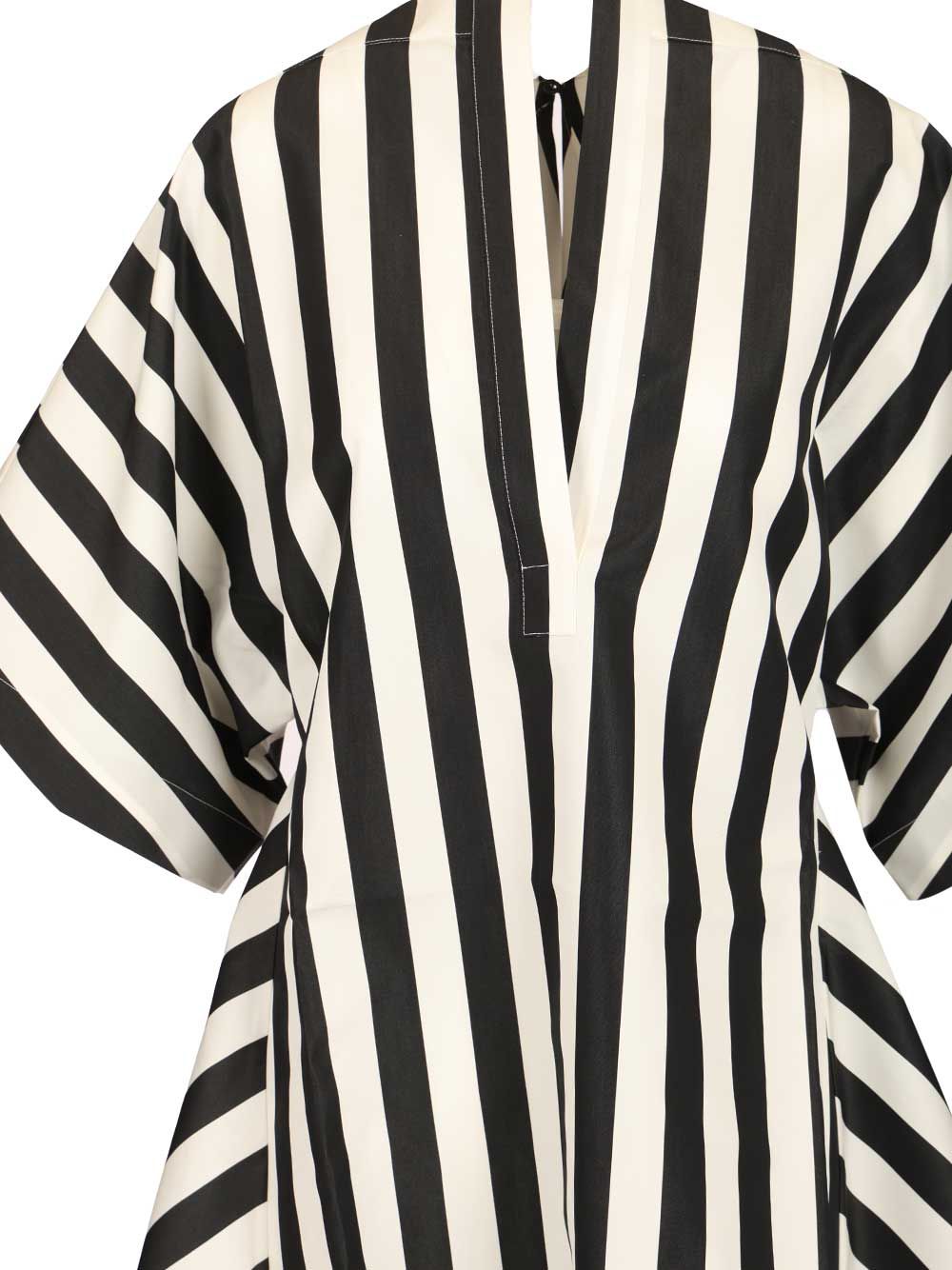 Jacquemus Unique In Cotton And Silk With Moisson Stripes Dresses - Multicolor | 6b67ed92d456d8f7ace10564981a33faa5ea1d94