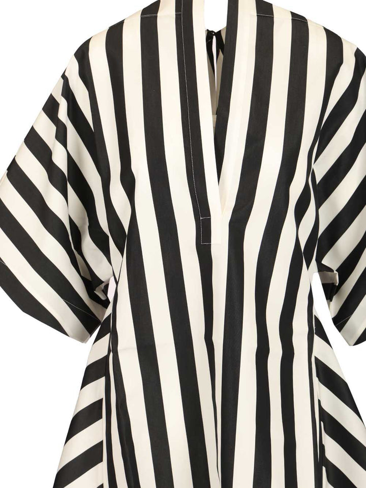 Jacquemus Unique In Cotton And Silk With Moisson Stripes Dresses - Multicolor | 6b67ed92d456d8f7ace10564981a33faa5ea1d94