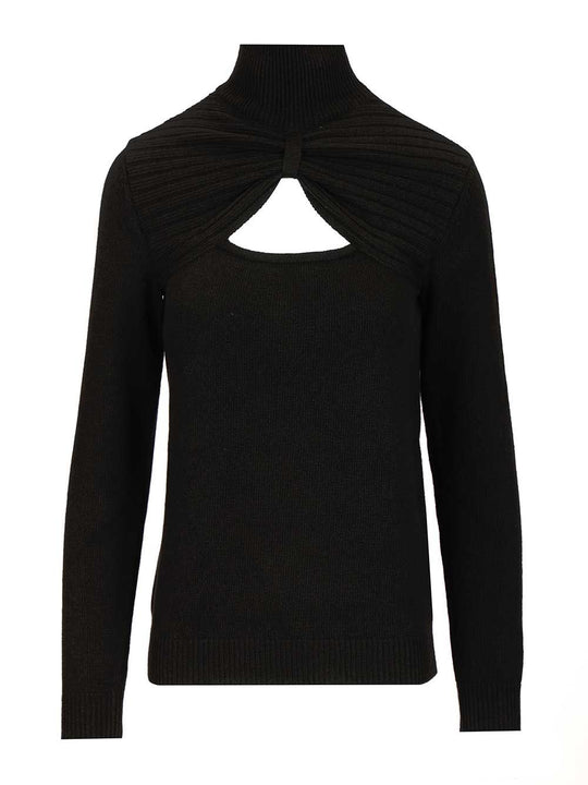 Maglia | Solid | Wool Knitwear Black