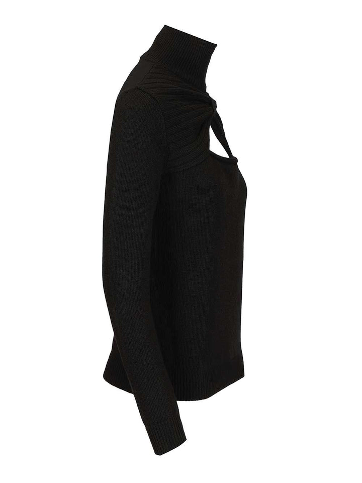 Valentino Garavani Wool Turtleneck Knitwear - Black | ab8db3be69aad0b94dcadc93450c3572461be869