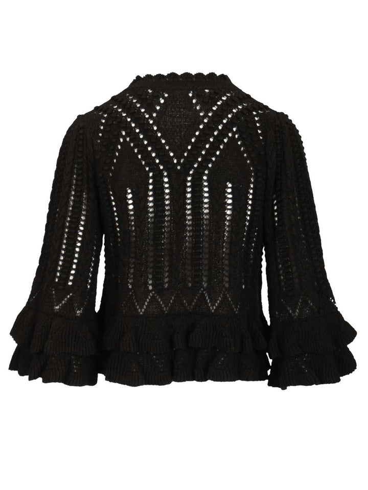 Marant Etoile Norma Knitted Top Tops - Black | fb0dc24f8eb4768ff3b59bc66d7f237c37e50997