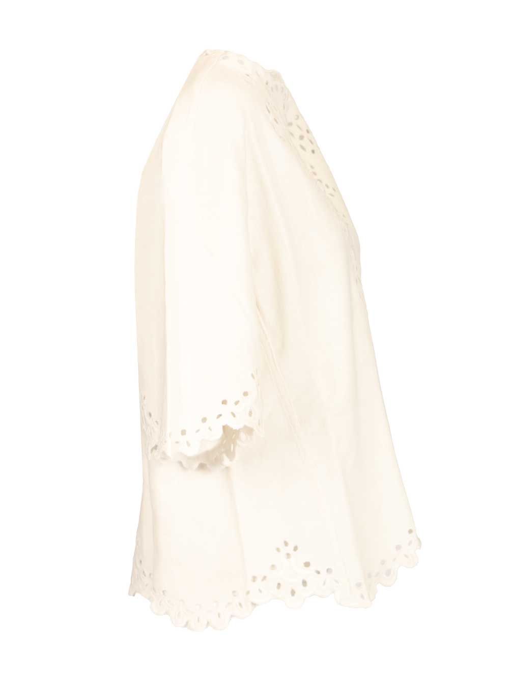 Marant Etoile Shana Top Tops - White | c46f8aed203ea27c94b6eddbf33f87653f0972d2