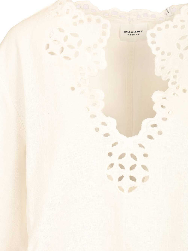 Marant Etoile Shana Top Tops - White | f0f488123e8cbf56ccde5a2bf05d21cbccb403c5