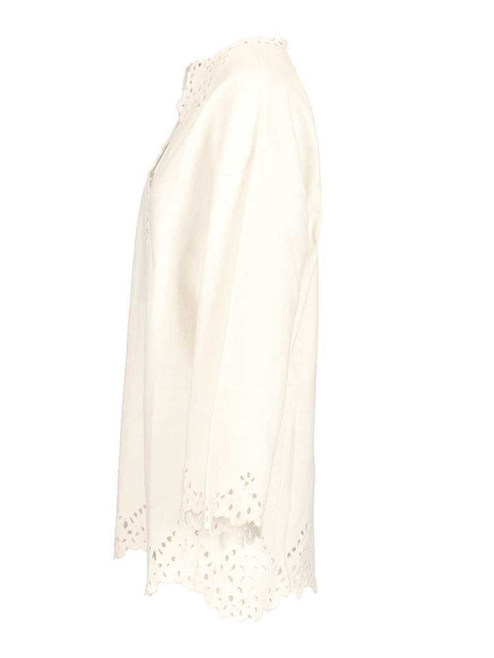 Marant Etoile Short Shérazade Dress Tops - White | 7a07b4fc6585daf800553b5a673ab43266a1d3c9