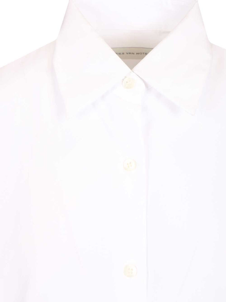Dries Van Noten Casia Shirt Shirts - White | 622221dc593a7aacca4417ac540d713e5ccd5331