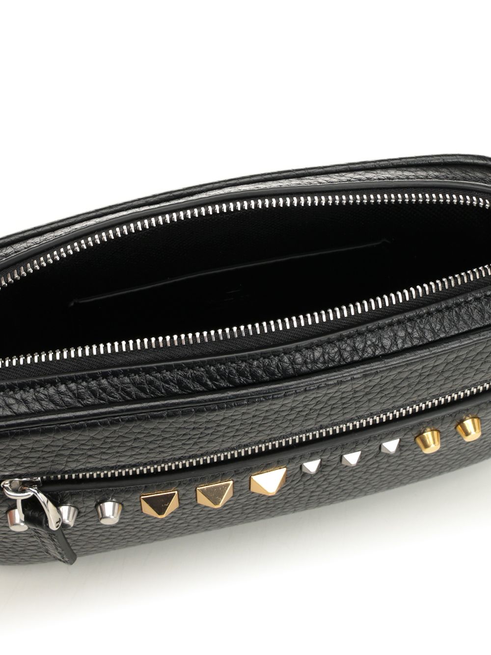Valentino Garavani Leather Clutch Bag Crossbody Bags - Black | 96e28576533c4193485c1981bdf02b55f1bd1a6c