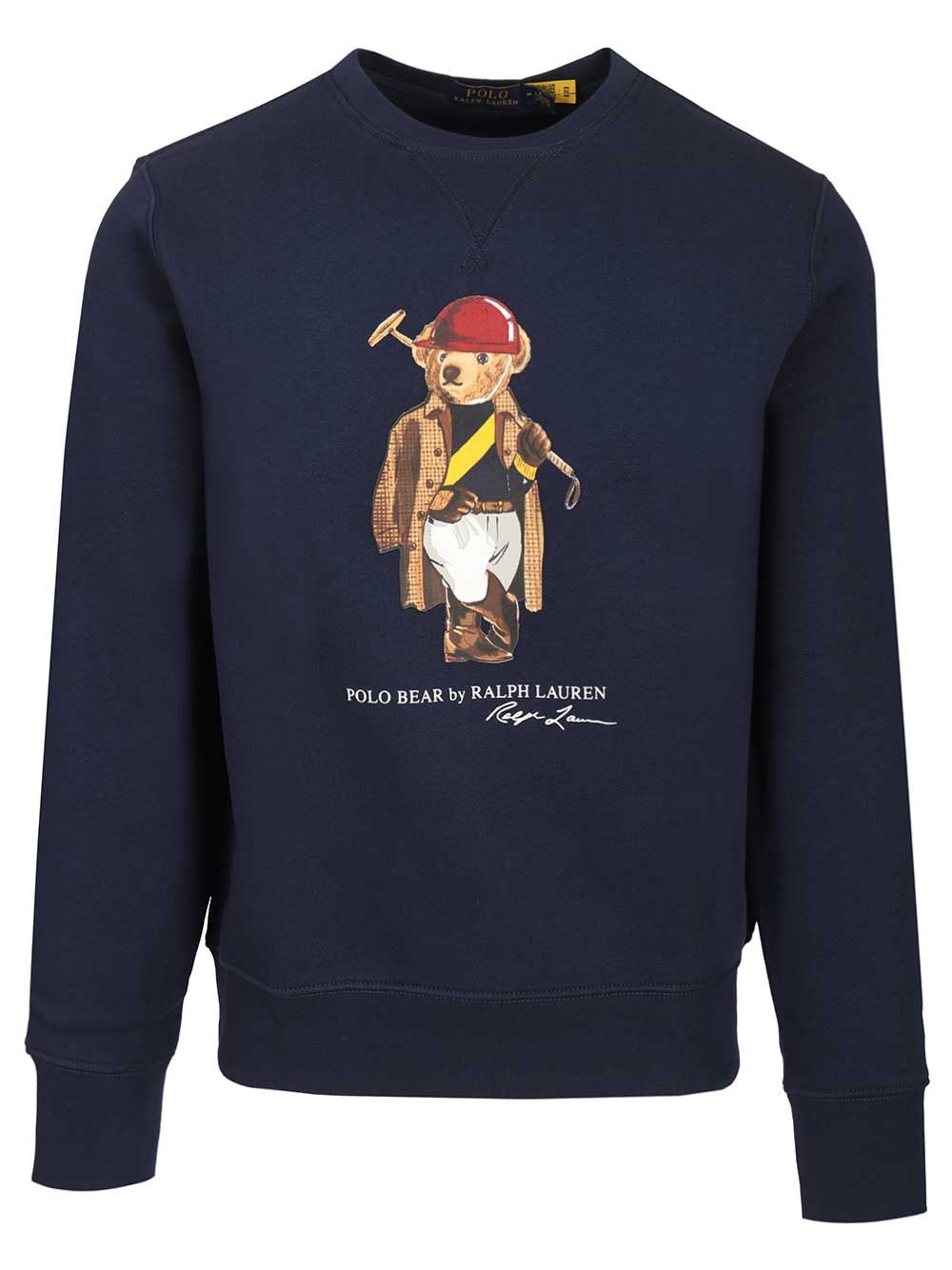 Polo Ralph Lauren Polo Bear Sweatshirt Sweatshirts - Blue | 0a39450440977a9aa3b486bf5fa6d2cedb7b235f