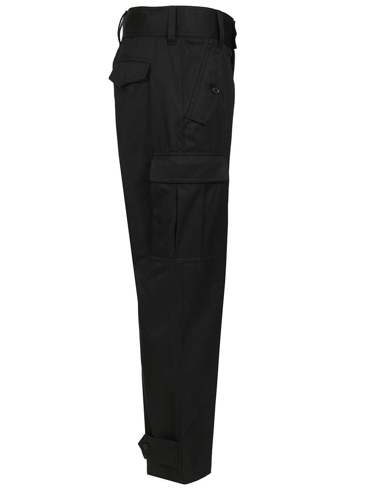 Mcqueen Strght Leg Cargo Trs Trousers - Black | 87d0f47cbcfd603491effa1a479b289d36b45664