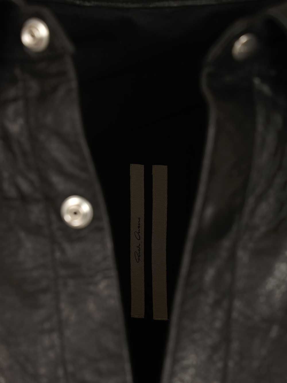 Rick Owens Tour Alice Shirt In Leather Jackets - Black | dae88c5d23bdff177ce248a900a7aa0f842a22f2