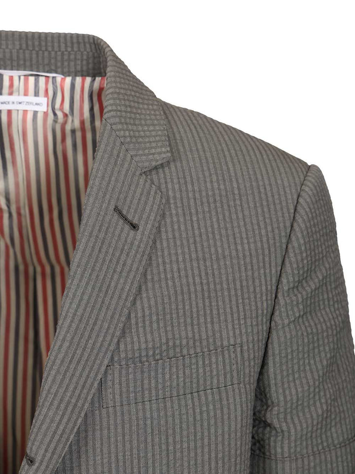 Thom Browne Blazer Jackets - Grey | bebccf937c111bdff4e6b88a6baafc4d456dc8af