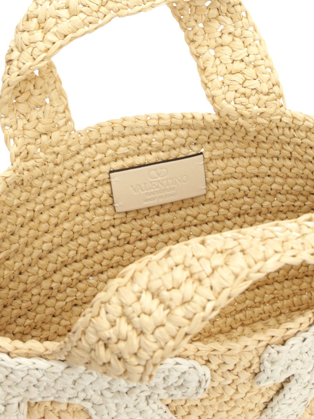 Valentino Garavani Small Shopping Bag Handbags - Beige | 987c0678dd5a09a58348602ed39c5242e75ba8c3