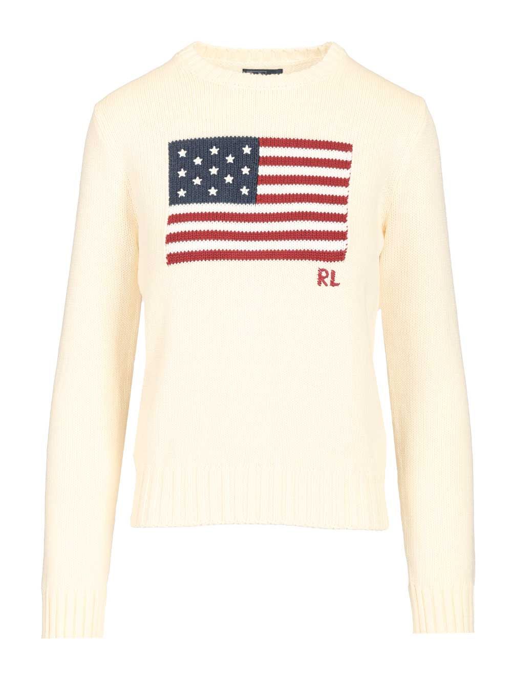 Polo Ralph Lauren Crew Neck Sweater Knitwear - Beige | 13da81c3b66e84385b3e5a5bd62924e25aafe77e