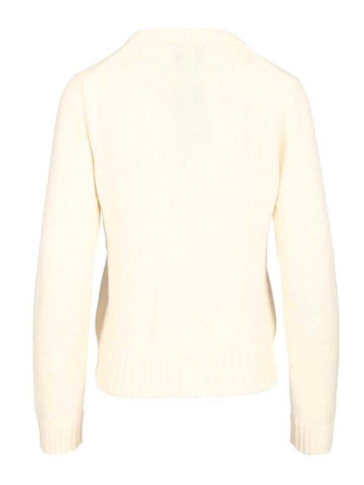 Polo Ralph Lauren Crew Neck Sweater Knitwear - Beige | eb3a31a479116ef0eb5eeecc5e014d5f882aa3ac