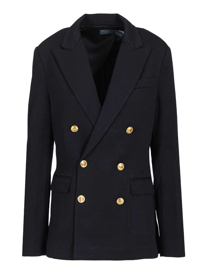 Polo Ralph Lauren Double-Breasted Blazer Jackets - Blue | 072b778b2e2e1e4721a6548ccd707ef5804fba45