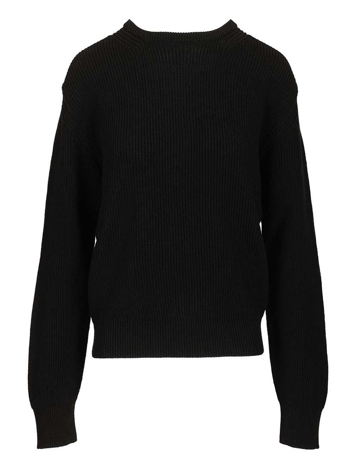 Rick Owens Concordians Al Pull Jersey Knitwear - Black | bd5185bd76411e3b96d85fc1388df018690d4571