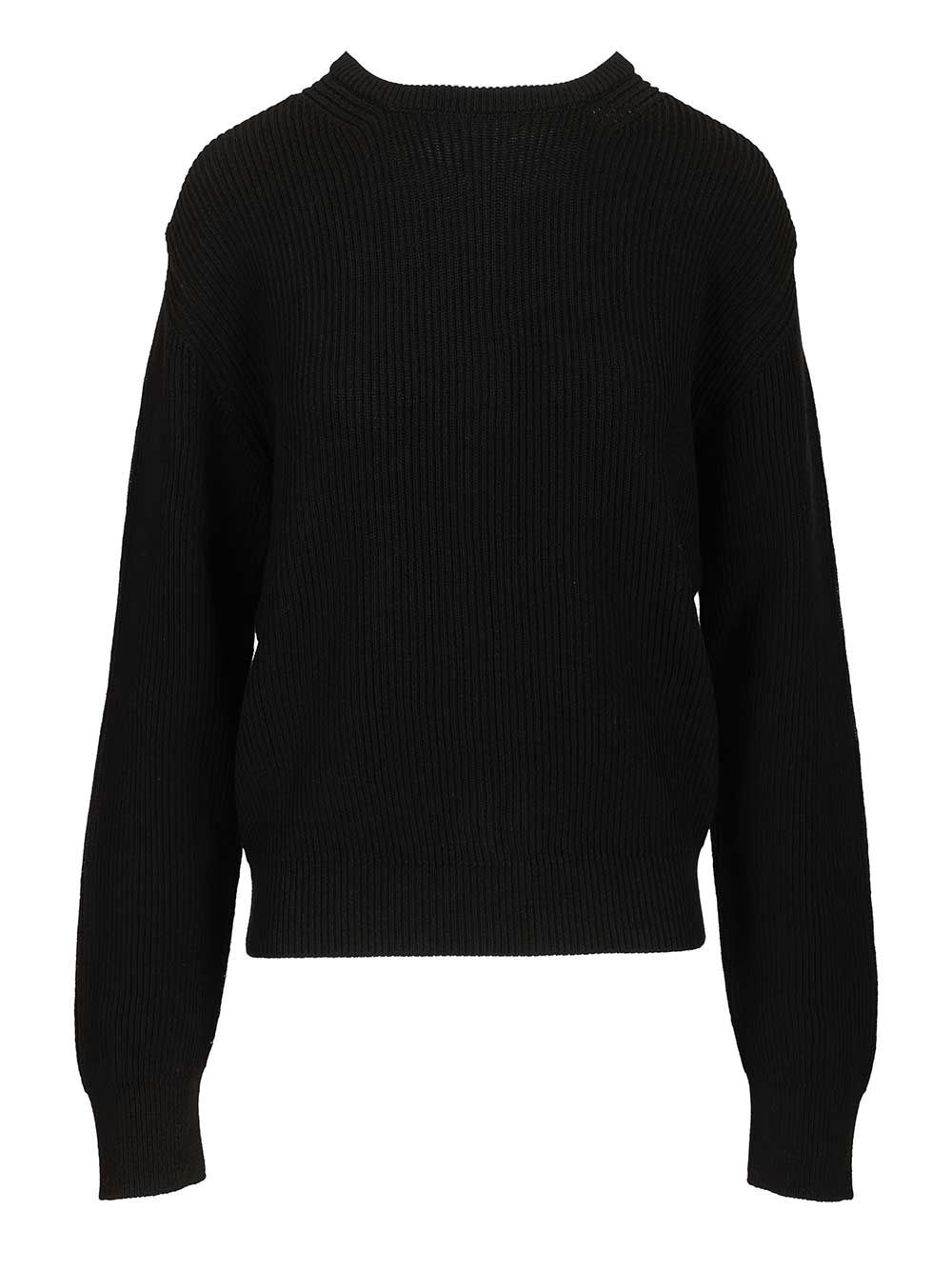 Rick Owens Concordians Al Pull Jersey Knitwear - Black | bd5185bd76411e3b96d85fc1388df018690d4571
