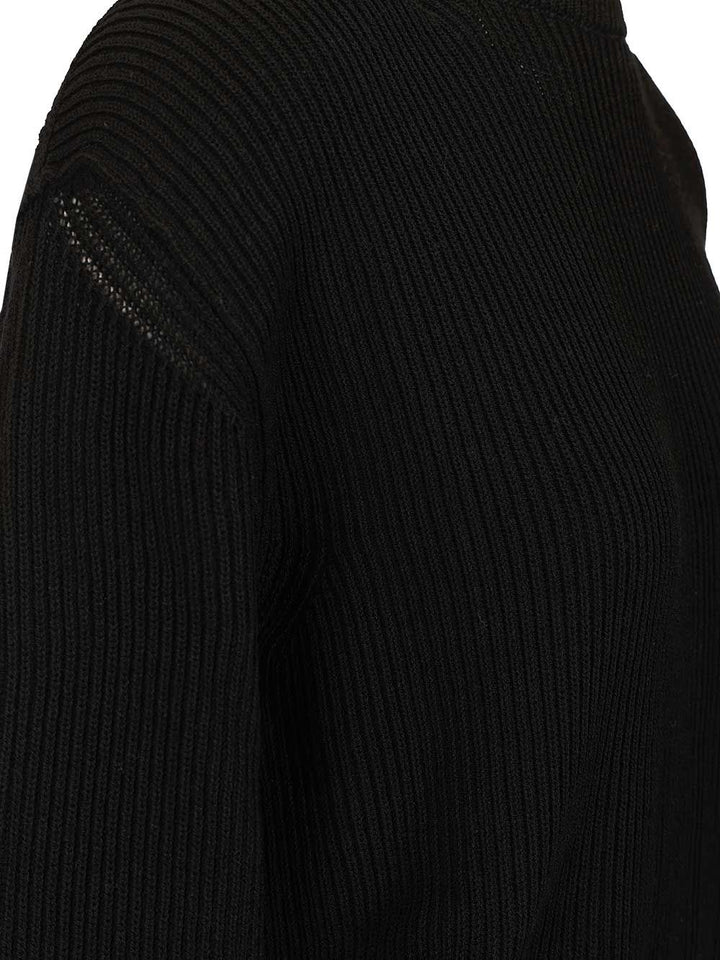 Rick Owens Concordians Al Pull Jersey Knitwear - Black | 24f3a366468dbbbbed7ba2de7c1a78a082f30d60