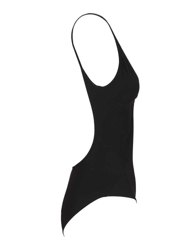 Rick Owens Temple One-Piece Swimsuit Swimwear - Black | 4d3cf876a1a6ba49e68a52ff067759820da05fd7
