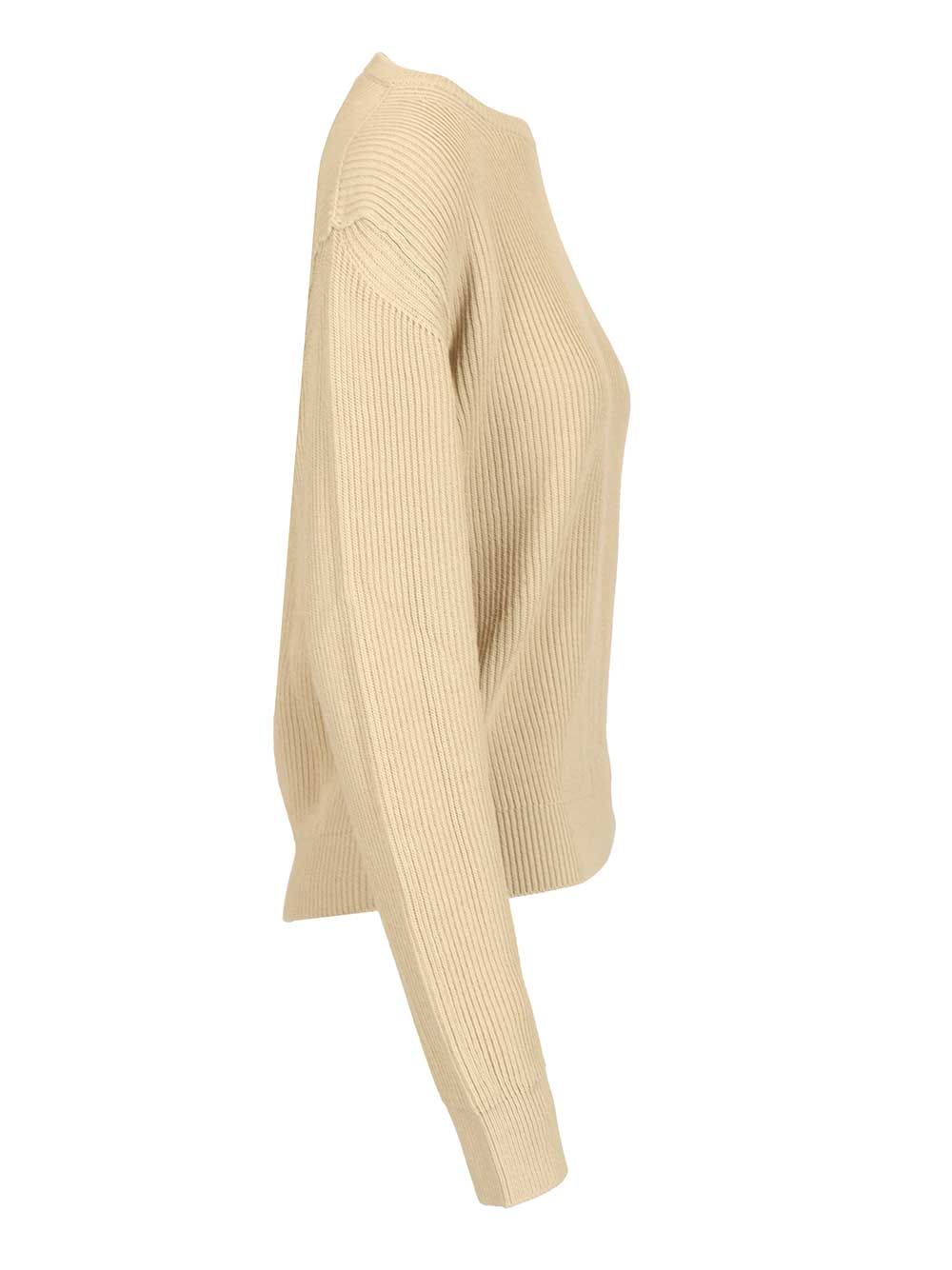 Rick Owens Concordians Al Pull Jersey Knitwear - Beige | 5525a7fd241f8b4f57fdca49c4bb228d5acf8d11