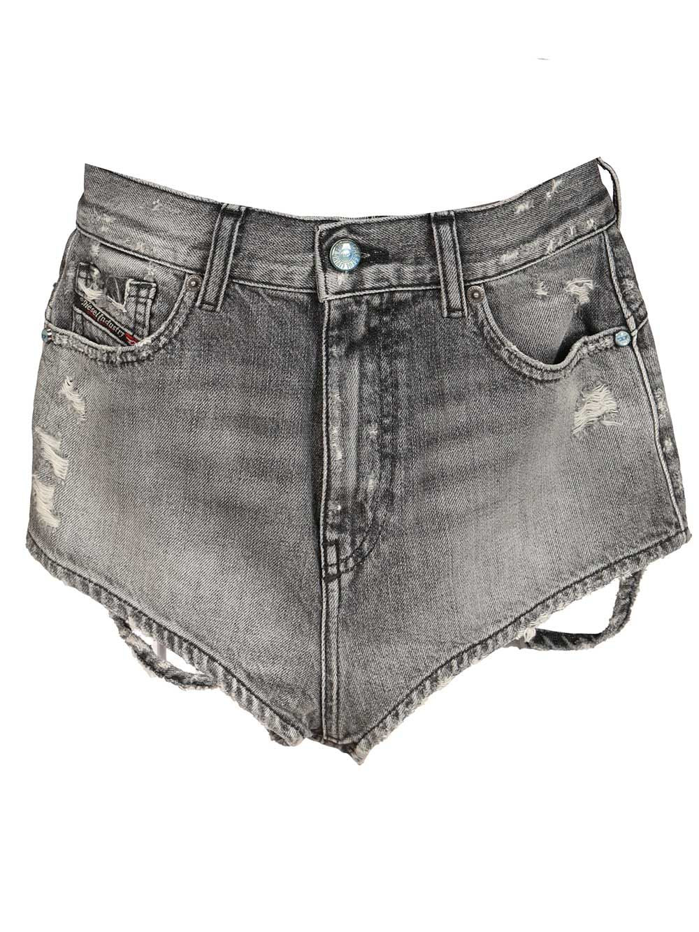 Diesel Denim Shorts Trousers - Grey | db65c2fc8e63cb83da5c25fbf1009655bb971113