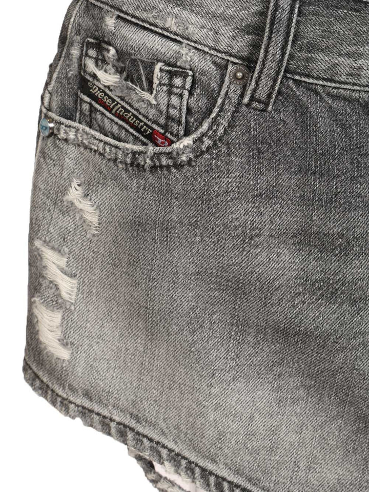 Diesel Denim Shorts Trousers - Grey | ac697d79cc3c2fdc01e2bfbf846706db55fcd632