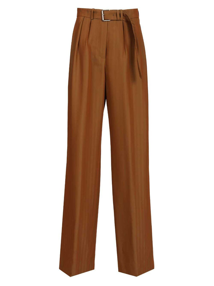 Dries Van Noten Wide-Leg Trousers Jeans - Brown | e4e1414ac0601c008f5651f37f071c7ddca412a7