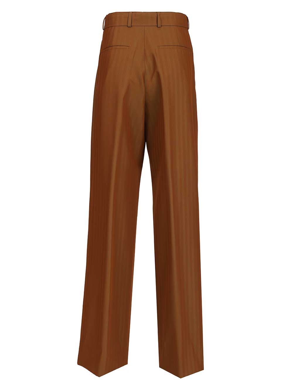 Dries Van Noten Wide-Leg Trousers Jeans - Brown | 468b9f33ec3ed285f250208fd8d554d68cd39cb9