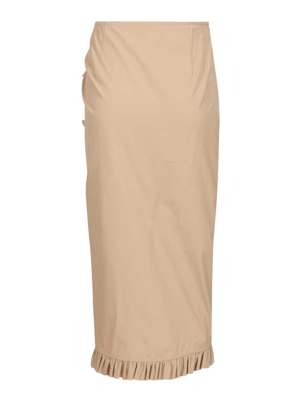 Dries Van Noten Sina Midi Skirt Skirts - Beige | ffab7ec02f4184af5720e18058969a476ddd64f3