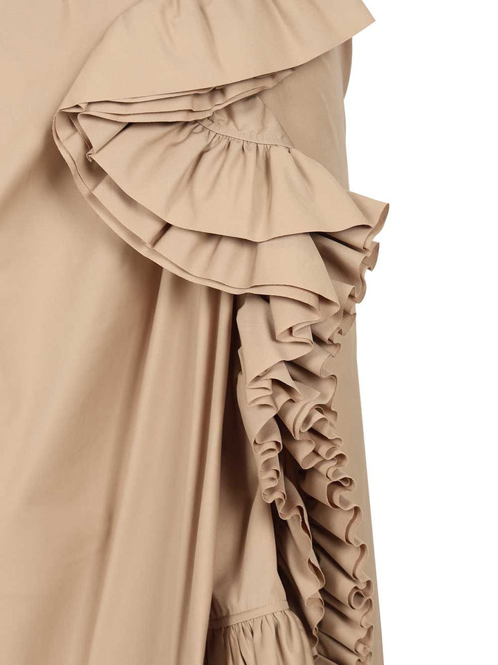 Dries Van Noten Sina Midi Skirt Skirts - Beige | cdd5c42e61fb79018c807b658beb0a30f89fde74