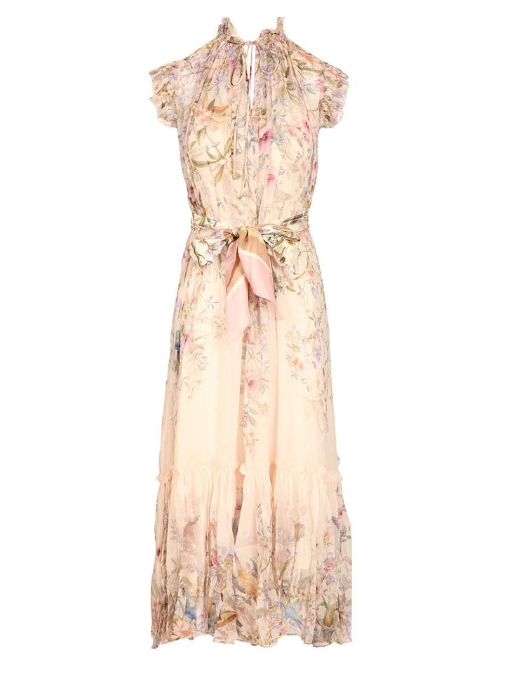Zimmermann Rebellion Flowing Dress Dresses - Beige | ce681625da4f0dc0f40619cd57ac8df26e7d3243
