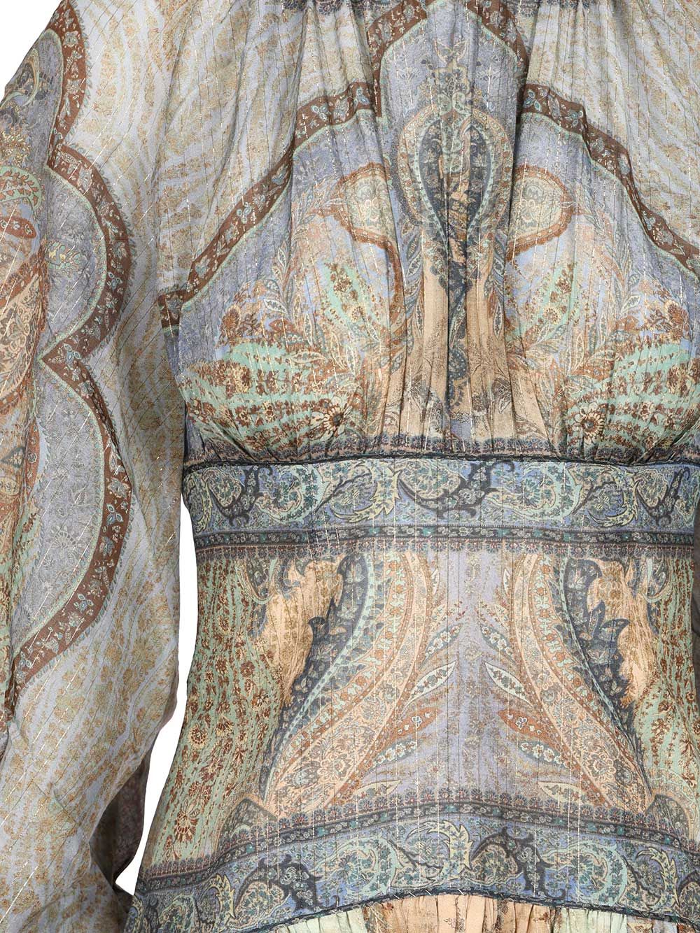 Zimmermann Wanderlust Mini Dress Dresses - Grey | 692e1a2e697715d6467a1035ca35a6ab988c5b9e