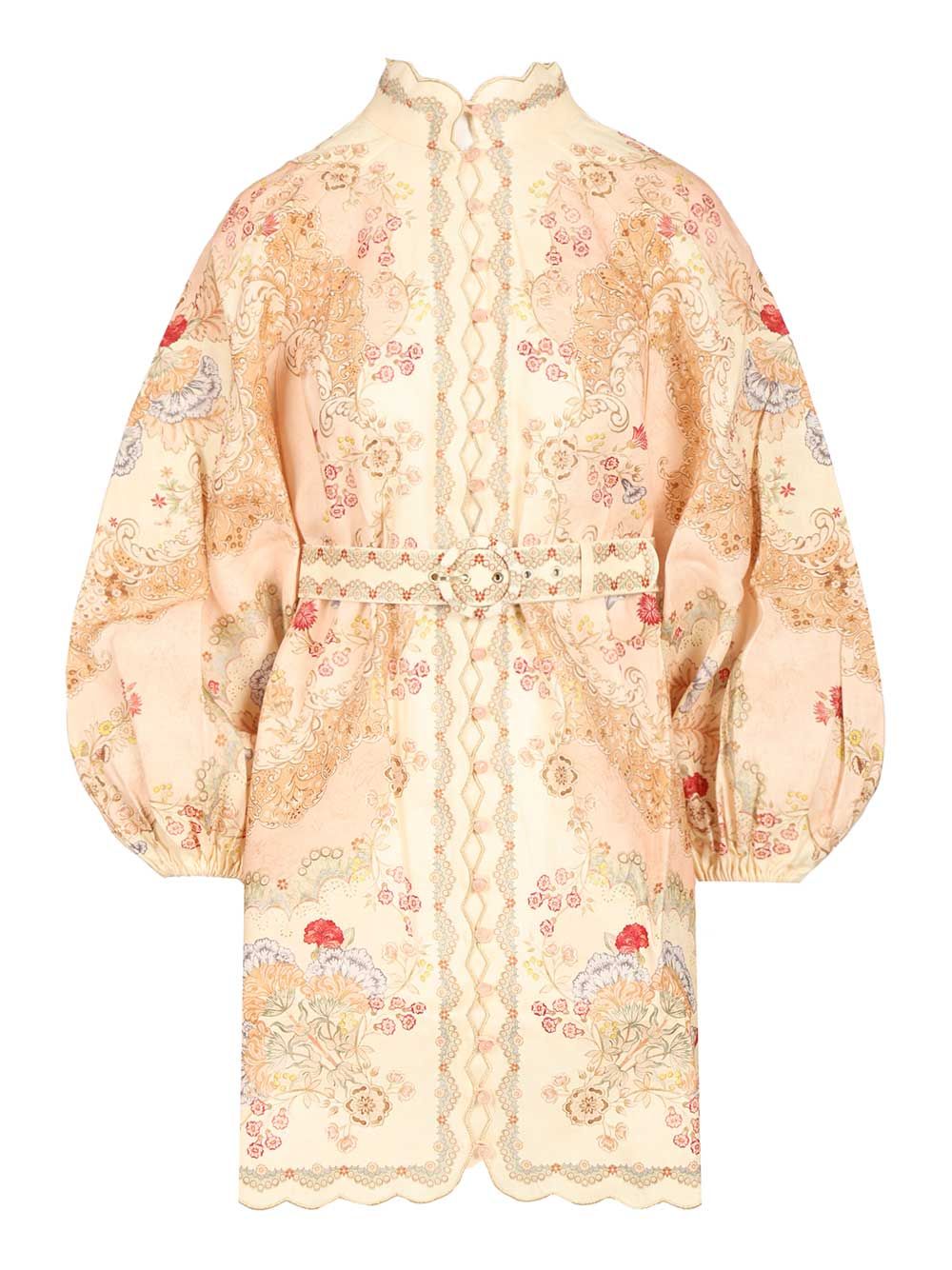Zimmermann Daylight Mini Dress Dresses - Rose | 909ae395e54be5c507ce0d99c00634cbb857c5e4