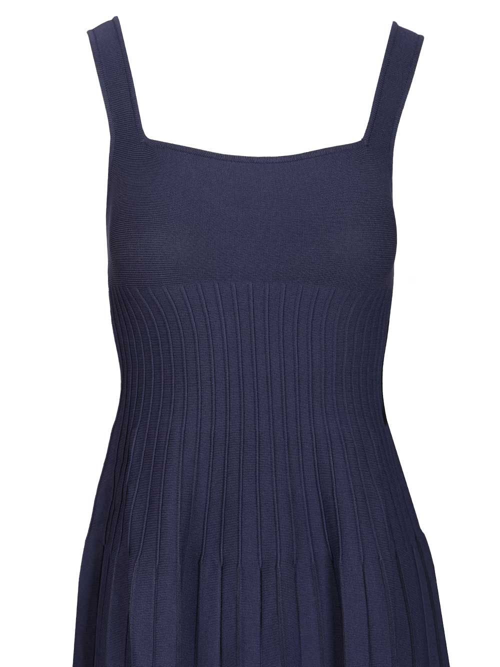 Staud Ellison Midi Dress Dresses - Blue | 54e18ad9ac30cf5b06b374b671ddf83654739603