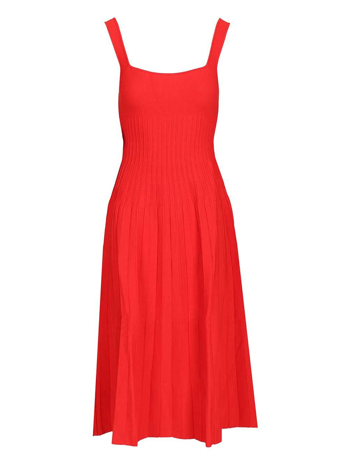 Staud Ellison Midi Dress Dresses - Red | e7cfb32675bf0dbdf0a63cf007ccd9760eb8ca66