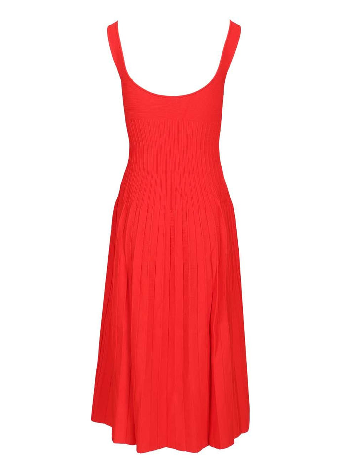 Staud Ellison Midi Dress Dresses - Red | dd02c72ca3c96e2cbbfdafac961733b9c8a92762