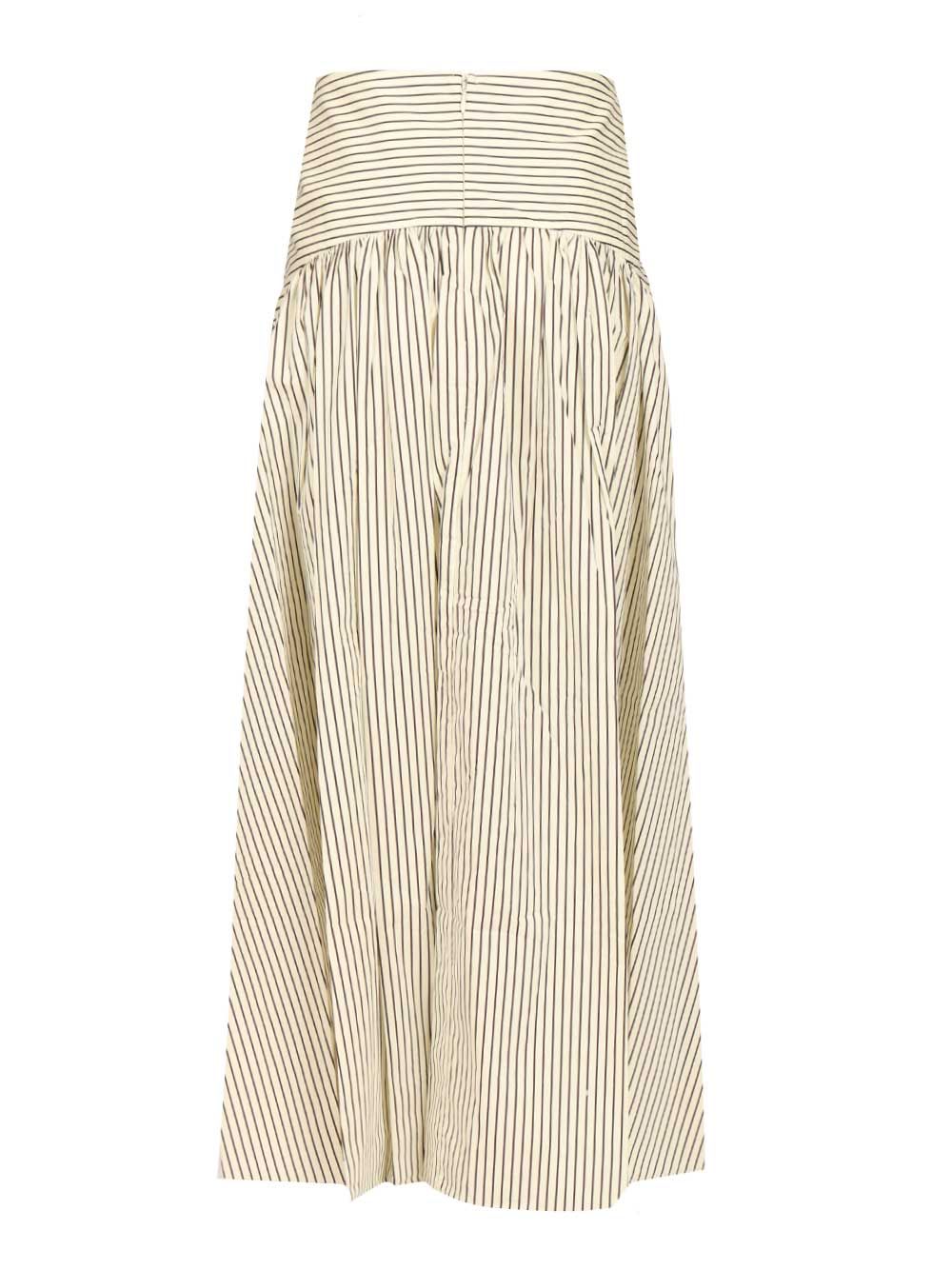 Staud Procida Skirt In Cotton Poplin Skirts - Multicolor | 4df10eb41fad1f80759a2d5d6c14c8e377d70218