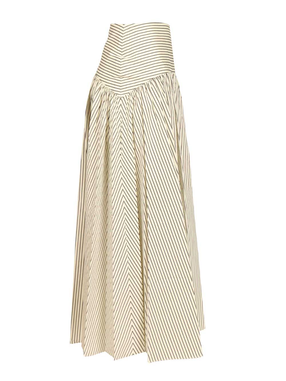 Staud Procida Skirt In Cotton Poplin Skirts - Multicolor | 887063186d8f323d4968bd18035aed5c60c73aec