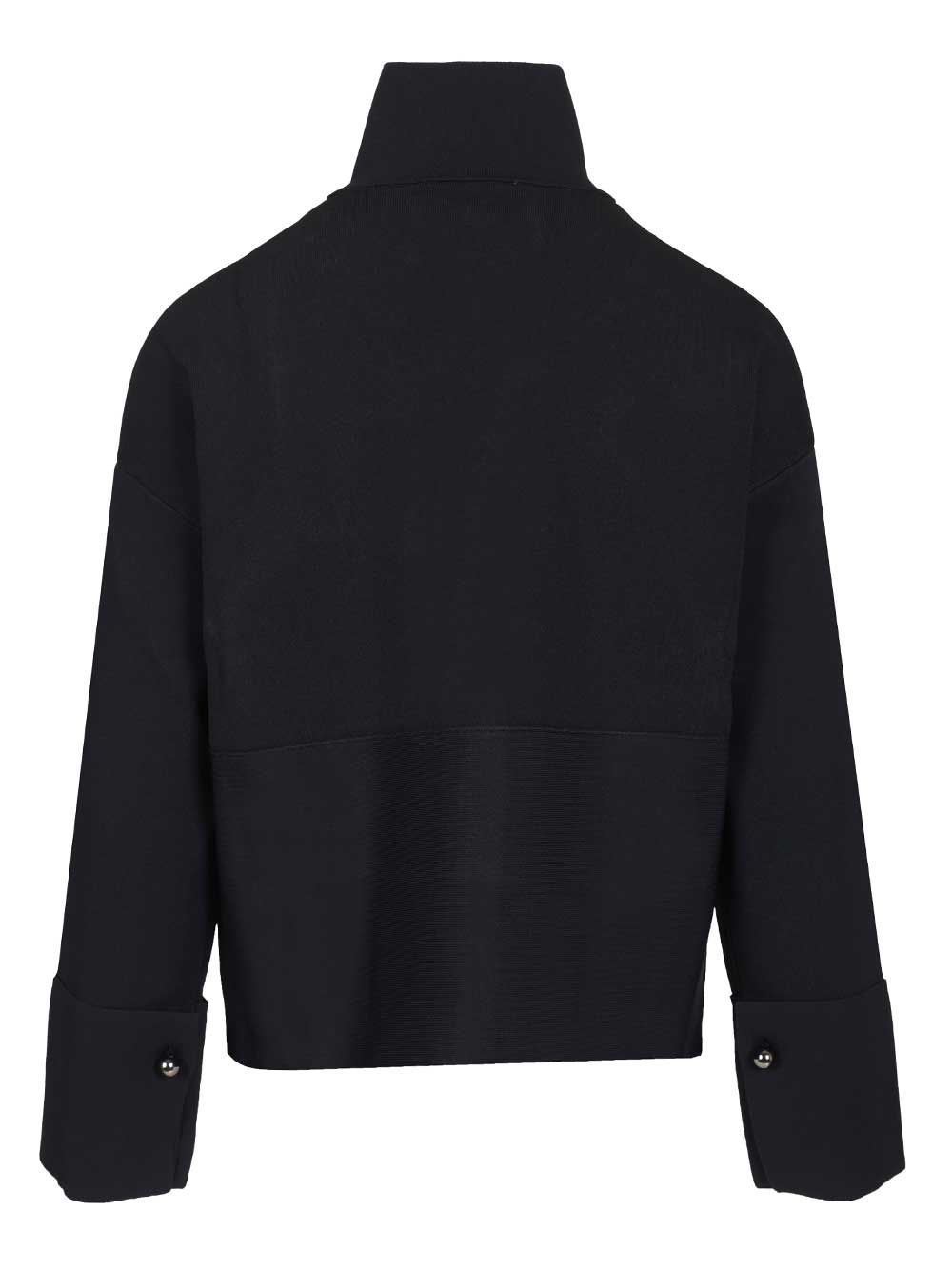 Max Mara Cardigan In Viscose Crepe Sweatshirts - Blue | 481bbe5188eacf2d1ec0b5e0fe5a0042da434dd8