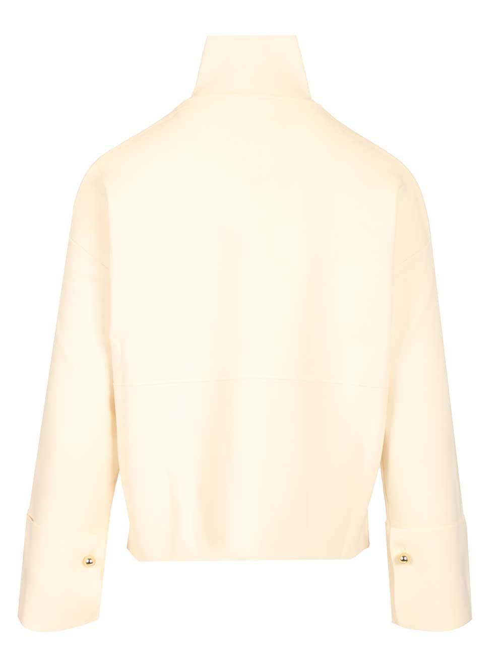Max Mara Cardigan In Viscose Crepe Sweatshirts - White | 2e1bfdc0efbb273478ccb71d31b35f6f6ed19d73