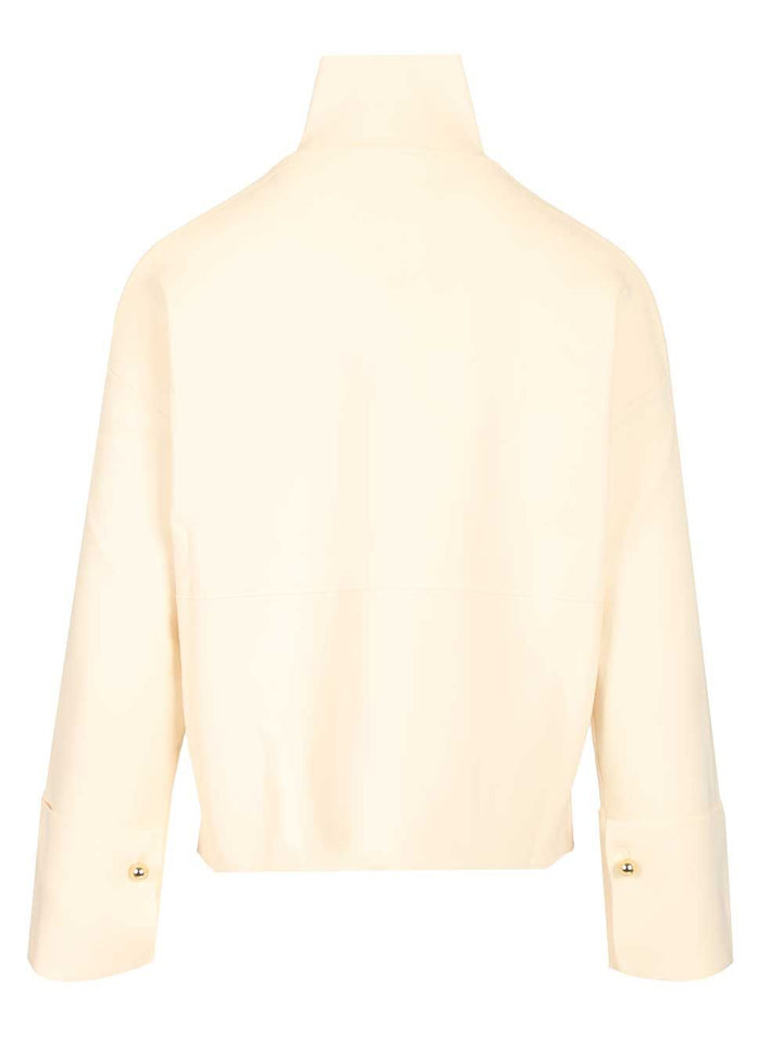 Max Mara Cardigan In Viscose Crepe Sweatshirts - White | 2e1bfdc0efbb273478ccb71d31b35f6f6ed19d73