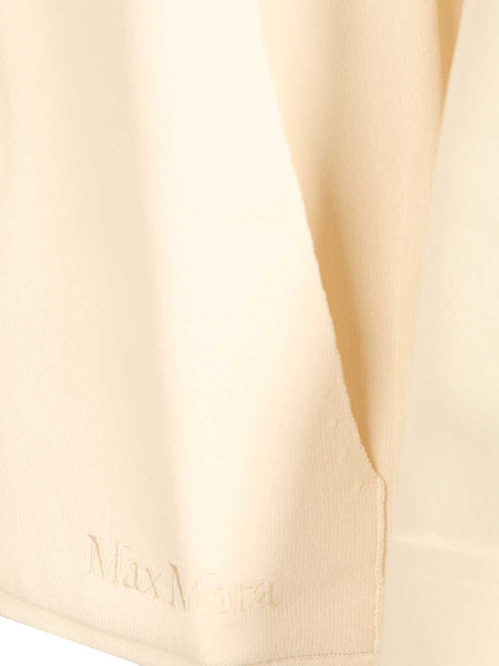 Max Mara Cardigan In Viscose Crepe Sweatshirts - White | 2cfb4054db777778c611d7569d71933a9a34d8f8