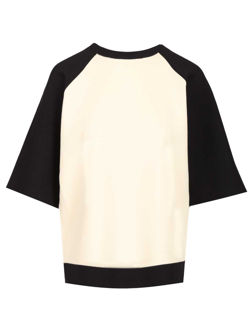 Max Mara Studio Boxy Sweater In Stretch Viscose Knitwear - Multicolor | 4ce7794277320d9f4ae04ed148508bf3d3121942